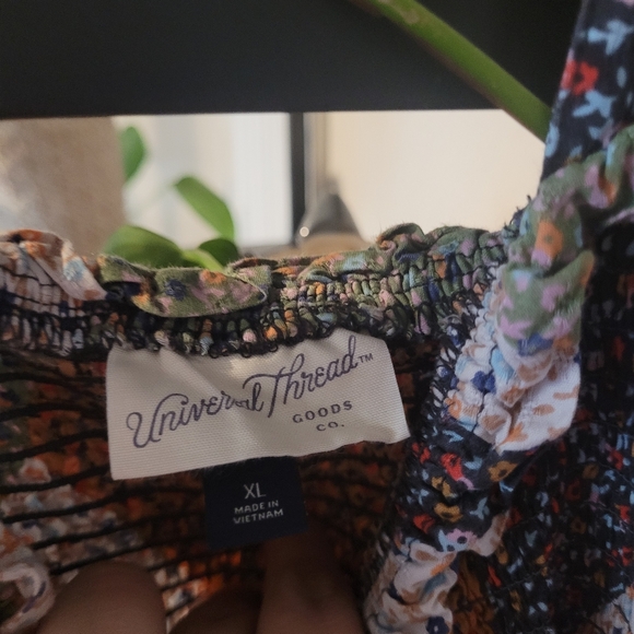 Universal Thread Blue and Green Spaghetti Strap Midi Sundress - Picture 6 of 6